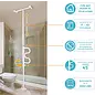 Stander Stander Security Pole & Curve Bar Black