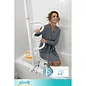 Stander Stander Bathtub Security Pole & Curve Grab Bar White