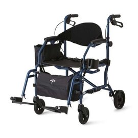 Medline Translator Rollator/Transport Chair 18" Seat