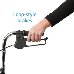 Medline 3-Wheeled Rollator 8"