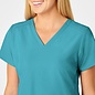 WonderWink Wink W123 Women's Flex Back Stylized V-Neck Scrub Top 6555