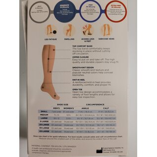 Truform Zipper Compression Socks 0675