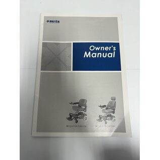 Merits Merits Junior P320 Power Wheelchair Owner's Manual