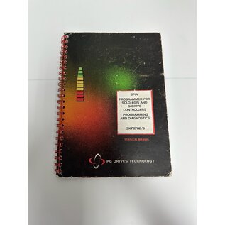 Used PG Drives Technology Owners Manual SK7362/5