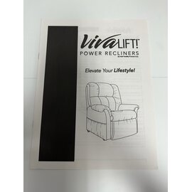 Pride Mobility Used Pride Viva LIFT Power Recliner Owner's Manual