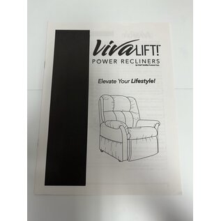 Pride Mobility Used Pride Viva LIFT Power Recliner Owner's Manual