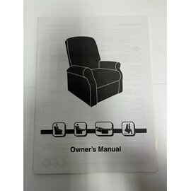 Pride Mobility Used Owner's Manual for Pride Lift Chairs