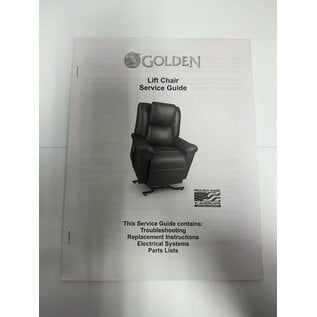 Golden Golden Lift Chair Service Guide Manual