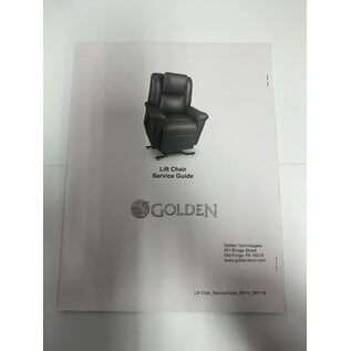 Golden Golden Lift Chair Service Guide Manual