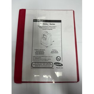 Invacare Invacare Perfecto 2 Series O2 Concentrator Manual