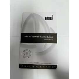 Roho Used ROHO Dry Floatation Wheelchair Cushions Operation Manual