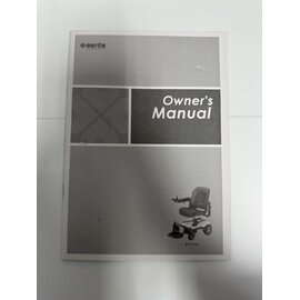 Merits Used Merits Owners Manual for  P321B Power Chair