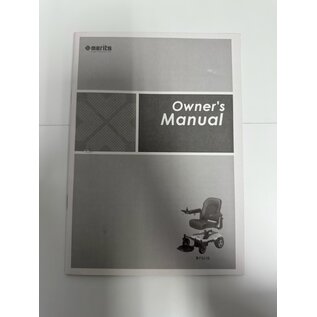 Merits Used Merits Owners Manual for  P321B Power Chair