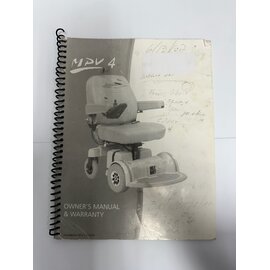 Hoveround Used Hoveround MPV-4 Owner's Manual & Warranty