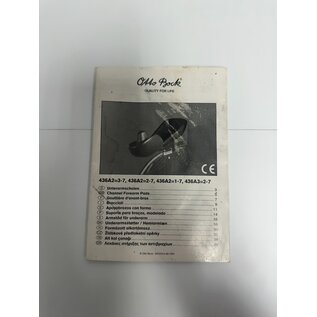 Manual for Pride ARMREST,CHANNEL,MEDIUM,(OTTO BOCK:436A2=2-7)