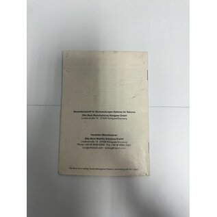 Manual for Pride ARMREST,CHANNEL,MEDIUM,(OTTO BOCK:436A2=2-7)