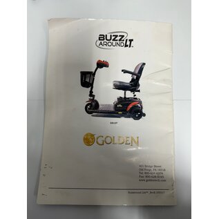 Golden Used Golden Buzzaround LT Owner's Manual