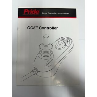 Pride Mobility Used Pride Instruction Manual for GC3 Joystick Controller