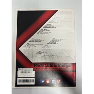 Pride Mobility Pride Outlander Series Owner's Manual
