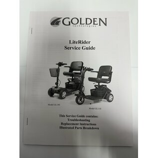 Golden Golden LiteRider Service Guide Manual