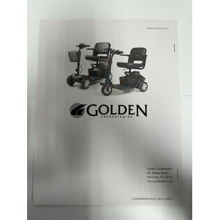 Golden Golden LiteRider Service Guide Manual