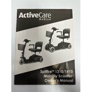 ActiveCare Used Active Care Medical Owner's Manual for Spitfire 1310/1410 Scooters
