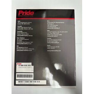 Pride Mobility Pride Mobility Jazzy Passport Owner's Manual