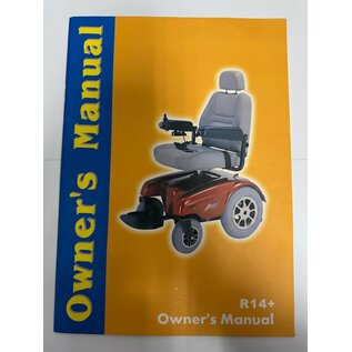 Dalton Medical Used Owner's Manual for Dalton R14+ Power Wheelchairs