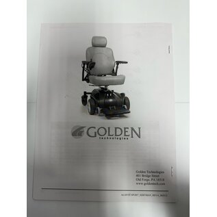 Golden Golden Alante Sport Service Guide manual