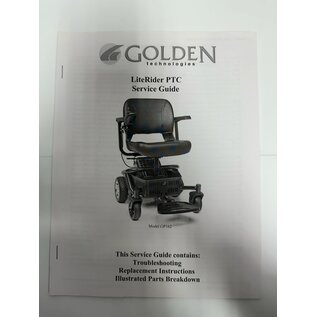 Golden Golden LiteRider PTC Service Guide manual