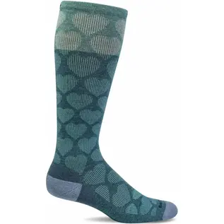 Sockwell Women's Moderate Compression Heart Throb 15-20 mmHG SW108W