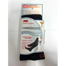 +MD +MD Ribbed Cotton Non Skid Compression