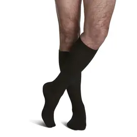 Sigvaris Sigvaris 186 Casual Cotton CALF SZ B MEN BLACK