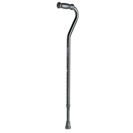 Medline Medline Offset Cane Single Point Black Adult 31" to 40"