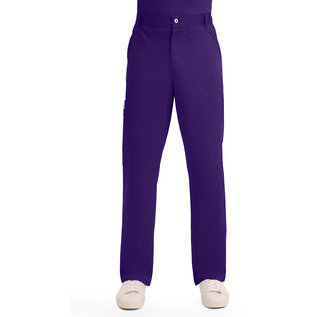 Cherokee WW Revolution Men's Fly Front Pant WW140 Grape 2X