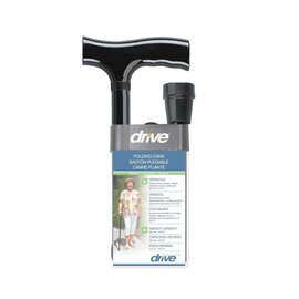 Drive Medical Folding Cane Black Floral