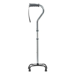 Drive Medical Drive Folding Quad Cane - Charcoal