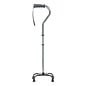 Drive Medical Drive Folding Quad Cane - Charcoal