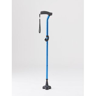 Medline TriGlide Folding Cane, Blue