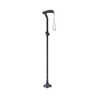 Medline TriGlide Folding Cane, Black