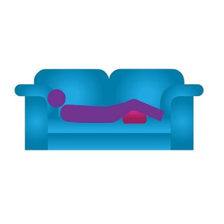 Nova Knee Elevator Wedge Blue