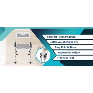 Vive Health Folding Shower Chair