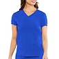 Med Couture Clearance - Energy Women's Knit Back Solid Scrub Top 8478