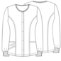 Cherokee CLEARANCE - Warm-Up Snap Front Jacket 1330 Navy