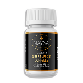 NAYSA Sleep Support Softgels with 25mg CBD & 3mg CBN