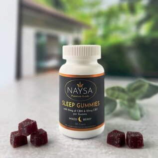 NAYSA Sleep Gummies with 10mg CBN & 25mg CBD 30 ct