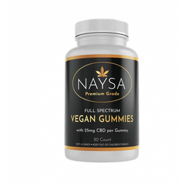 NAYSA NAYSA Vegan Gummies 25mg CBD Full Spectrum 30ct. Mixed Berry