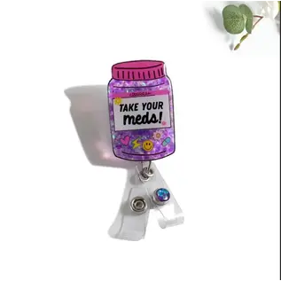 Glitterific Badge Reel