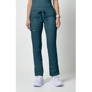 Cherokee WW Revolution Mid Rise Tapered Leg Drawstring Pant WW105