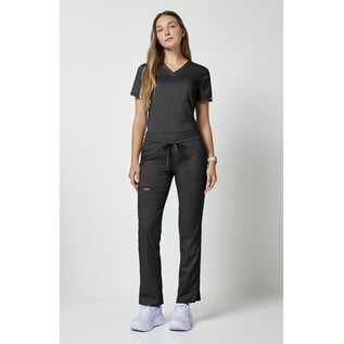 Cherokee WW Revolution Mid Rise Tapered Leg Drawstring Pant WW105